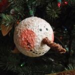 Jumbo Vintage Snowman Ornament - CraftsbyAmanda.com