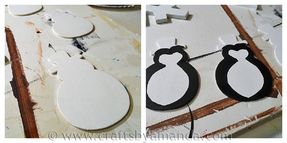 Painted Wood Penguins - CraftsbyAmanda.com