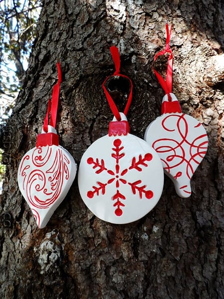 Scandinavian Plaster Ornaments - CraftsbyAmanda.com