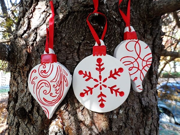 Scandinavian Plaster Ornaments - CraftsbyAmanda.com