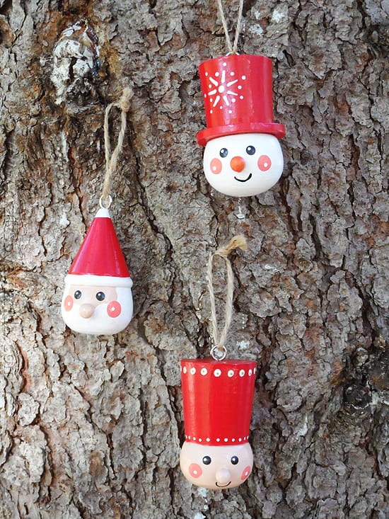 Scandinavian Wooden Ornaments - CraftsbyAmanda.com