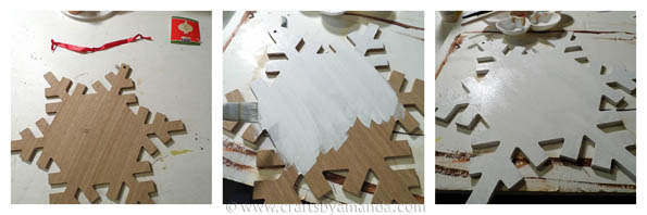 Scandinavian Snowflake Plaque - CraftsbyAmanda.com