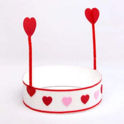 Fun Kid's Valentine Hat Craft