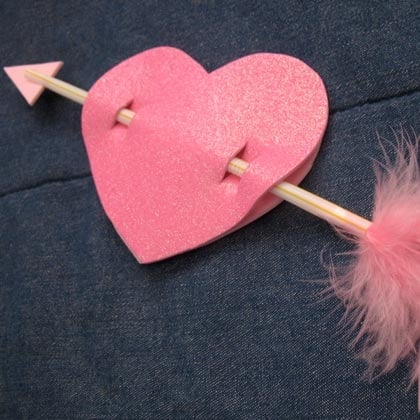 Cupid's Arrow Heart Card