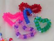 Valentine's Day Tri-Bead Hearts