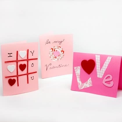 Easy Homemade Valentine Cards