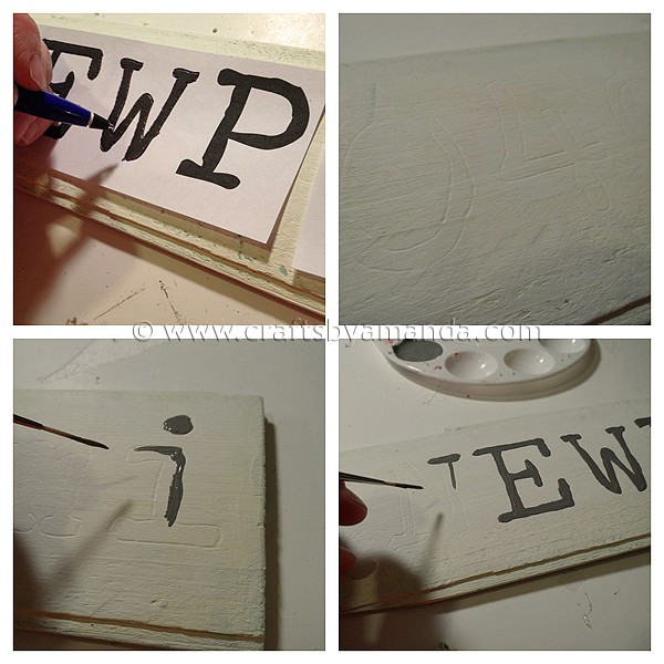 How to make a Weathered Newport Beach Sign from CraftsbyAmanda.com @amandaformaro