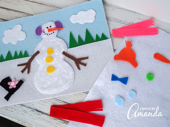 Who doesn't love cute snowman crafts?