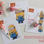 Despicable Me Crafts and Free Valentine Printable!