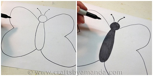create your butterfly template