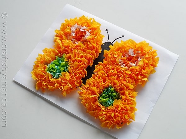 Tissue Paper Craft for Spring and Summer