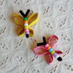 Butterfly Craft from cardboard tubes and beads - from CraftsbyAmanda.com @amandaformaro