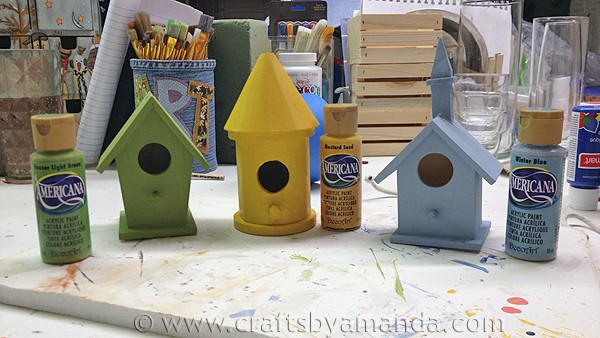 Road Map Birdhouses from CraftsbyAmanda.com @amandaformaro