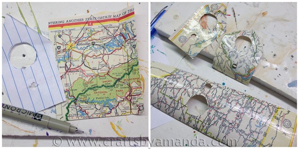 Road Map Birdhouses from CraftsbyAmanda.com @amandaformaro