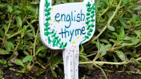 Recycled Key Garden Markers: an easy recycled craft for the garden!