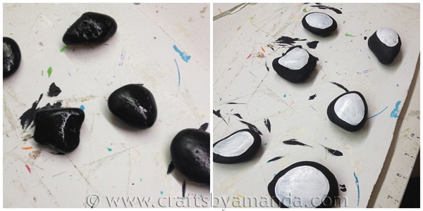 painting the smooth stones