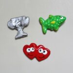 Salt Dough Father's Day Magnets by CraftsbyAmanda.com @amandaformaro