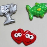 Salt Dough Father's Day Magnets - Crafts by Amanda