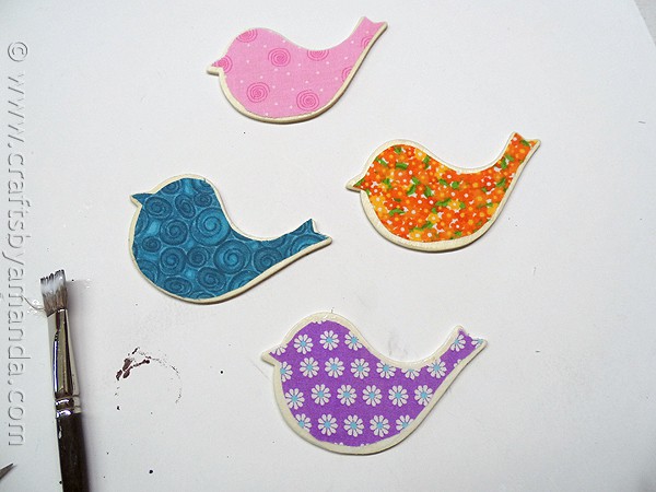 Birdy Flower Markers for Your Garden at CraftsbyAmanda.com @amandaformaro