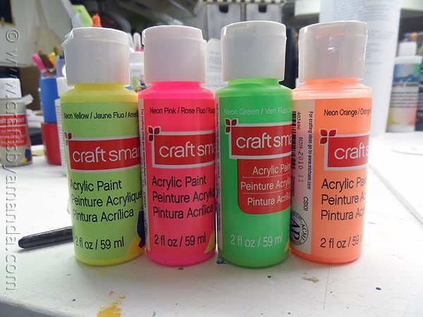 Craft Smart Outdoor Acrylic Paint - Neon - 2 fl oz