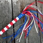 Patriotic Duck Tape Parade Stick