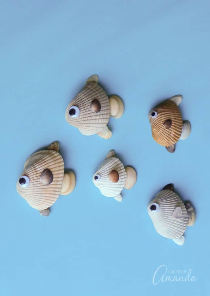 Fish made out of sea shells