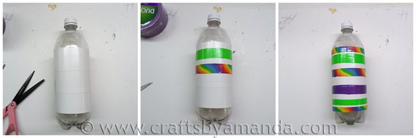 Recycled Plastic Bottle Wind Spinner at CraftsbyAmanda.com @amandaformaro