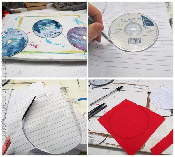 Recycled CD Ladybugs by @amandaformaro - CraftsbyAmanda.com