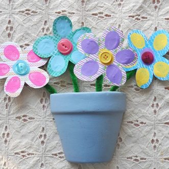 Bouquet of Fingerprint Flowers by @amandaformaro - CraftsbyAmanda.com