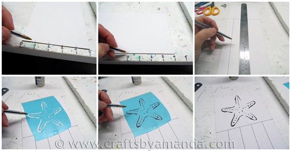 Beach Flag Suncatcher - CraftsbyAmanda.com @amandaformaro