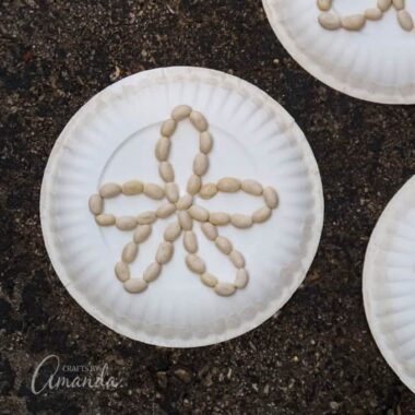 Easy and fun paper plate sand dollars, great for all ages.
