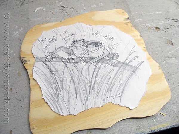 Preserving Pencil Drawings with Decoupage