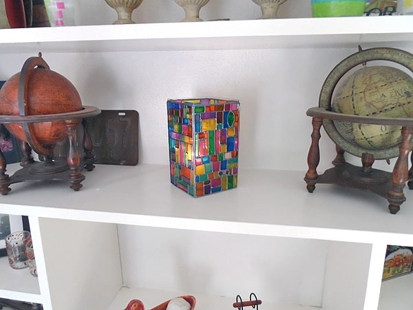 Faux Stained Glass Mosaic Luminary by @amandaformaro - Crafts by Amanda