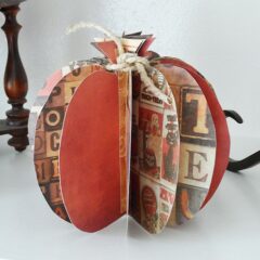 3D Paper Pumpkin @amandaformaro Crafts by Amanda