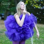 This shower pouf costume is great for girls or any age. It's a unique and fun costume that will be the hit of any Halloween party!