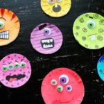 Canning Lid Monster Craft - Crafts by Amanda