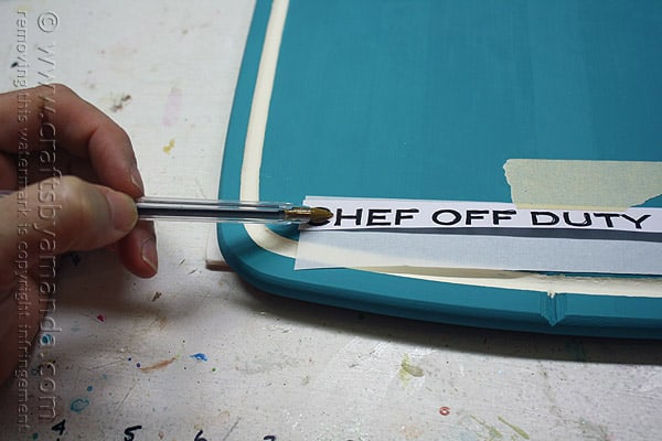 Chalkboard Menu from an Upcycled Cutting Board by @amandaformaro Crafts by Amanda