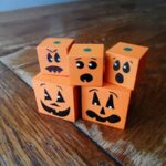 Jack O'Lantern Wooden Blocks by @amandaformaro Crafts by Amanda