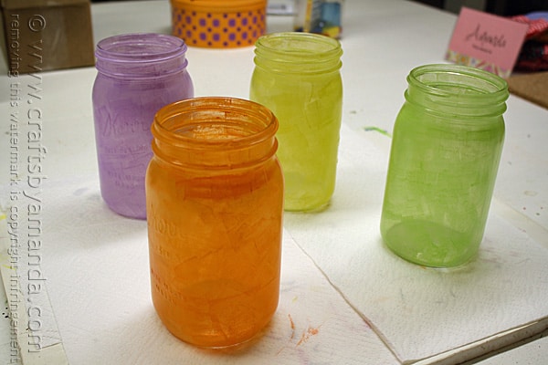 Colorful Skull Luminaries for Halloween @amandaformaro Crafts by Amanda