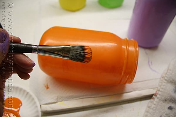 Colorful Skull Luminaries for Halloween @amandaformaro Crafts by Amanda