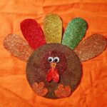 Glitter CD Turkey by @amandaformaro Crafts by Amanda