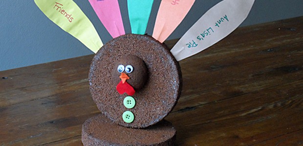 Thankful Styrofoam Turkey - Crafts by Amanda