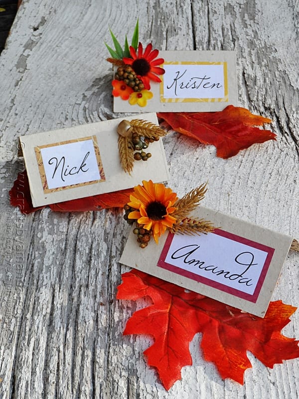 Thanksgiving Place Card Craft @amandaformaro Crafts by Amanda