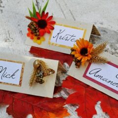 Thanksgiving Place Card Craft @amandaformaro Crafts by Amanda