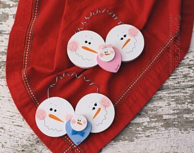 Baby's First Christmas Snowman Ornament - Crafts by Amanda