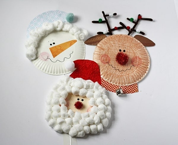 Paper plate sheep craft - This crafty family