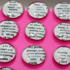 Dictionary Magnets with Crafty Words by @amandaformaro Crafts by Amanda