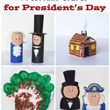 4 Fun Crafts for Presidents' Day by @amanda formaro Crafts by Amanda