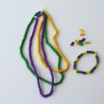 Duct Tape Mardi Gras Beads @amandaformaro Crafts by Amanda