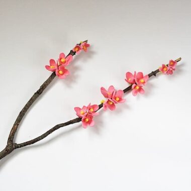Egg Carton Cherry Blossom Branch @amandaformaro Crafts by Amanda